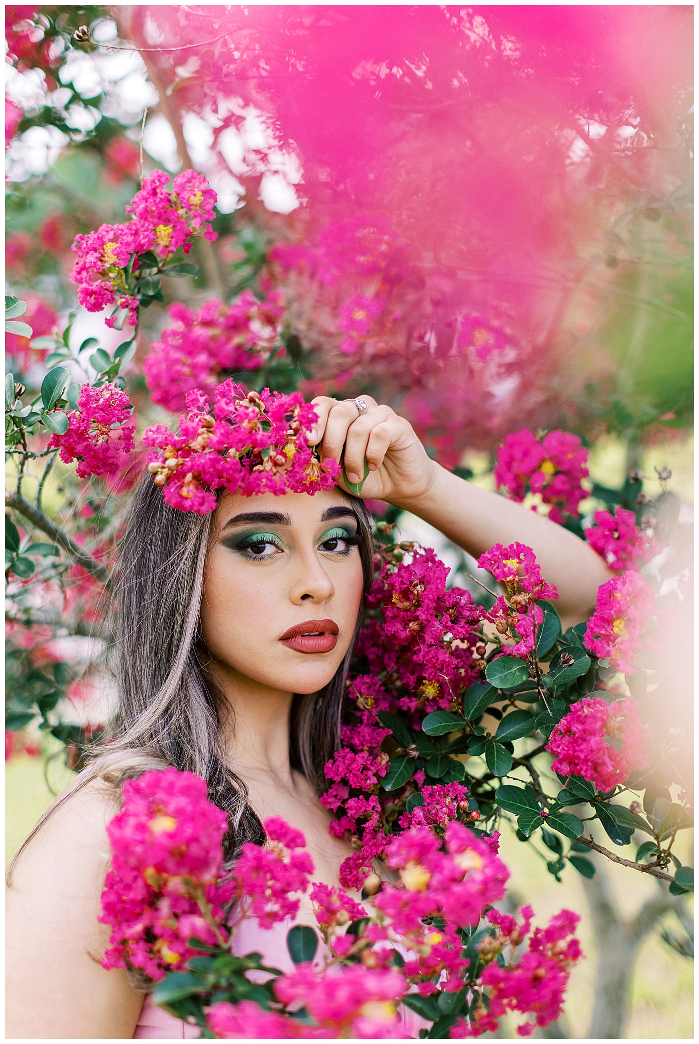 Chrystal || Pink Floral Portraits