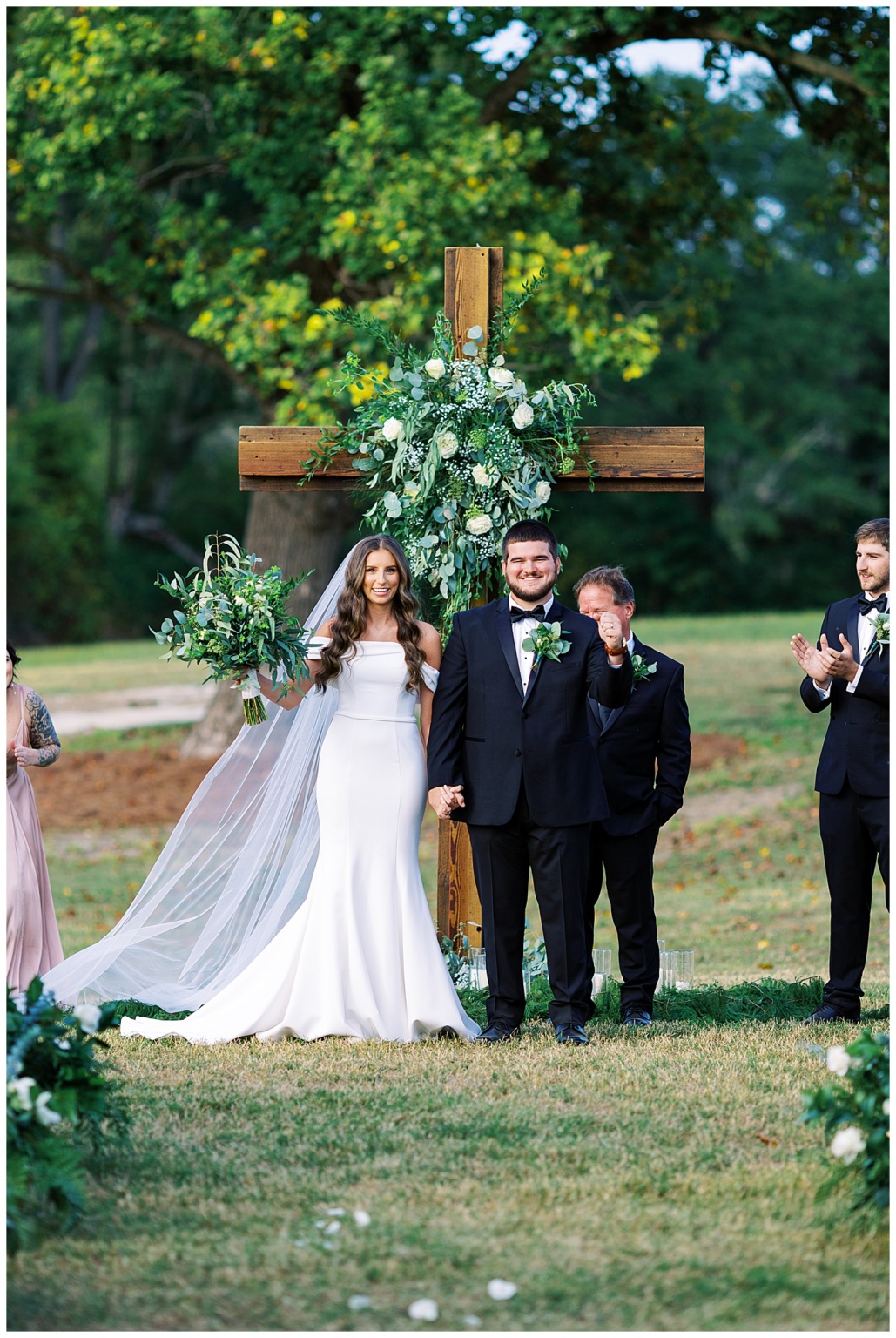 Abby + Josh Backyard Wedding Salemburg, North Carolina megan